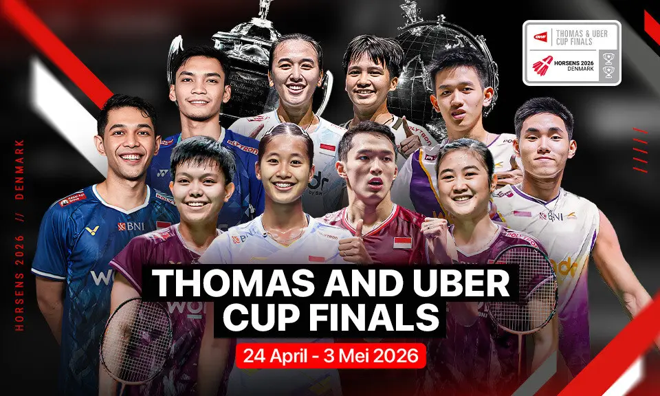Jadwal dan Tim Bulutangkis Indonesia di Thomas & Uber Cup 2026